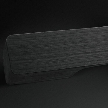 LONG PULL HANDLE - MINIMAL BLACK MATT