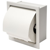 Toilet Tissue Holder - Recessed, Chrome Plated Zamak - 0402-Z