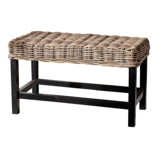 safavieh omari wicker bench