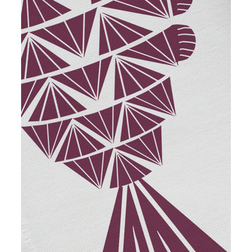 Big Fish, Animal Print Napkin, Purple, Set of 4