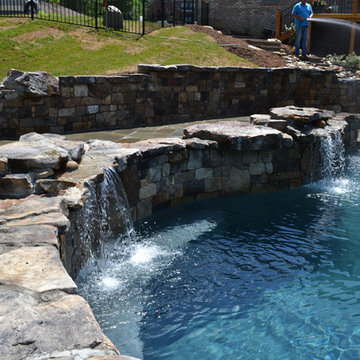 Pool and Hardscape private home