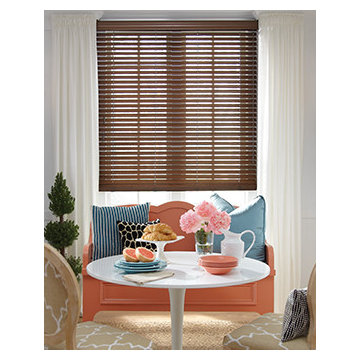 Hunter Douglas WOOD BLINDS Breakfast Nook Ideas
