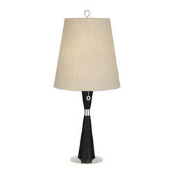Robert Abbey Jonathan Adler Ventana Polished Nickel Table Lamp - Table Lamps