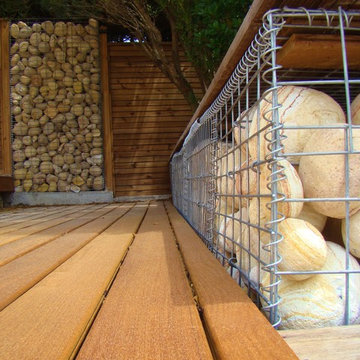 Pose de gabions