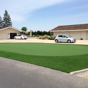 Artificial grass installation in Northern California 12