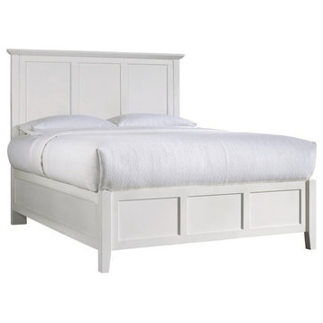 Bowery Hill California King Panel Bed in White