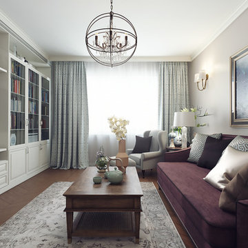Interior design in residential complex "Chocolate"