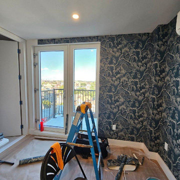 Wallpaper installation Guest Room in Santee