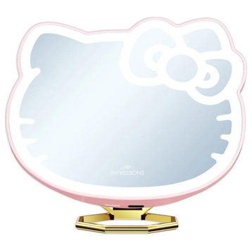 Hello Kitty 3X Magnifying LED Lighted Mirror, Pink