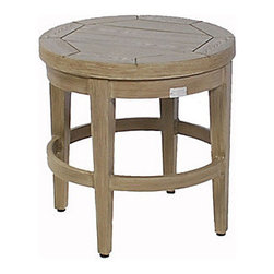 Ebel 20" Round Portofino Side Table - Outdoor Side Tables