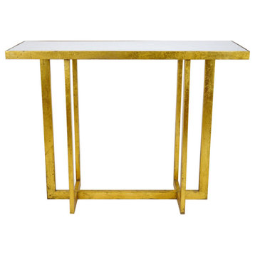 Sashlyn Silver Console Table, Gold Console Table