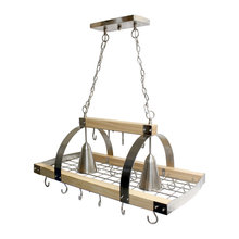 Island Light Pot Rack