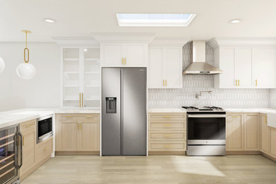 Example of a kitchen design in Los Angeles
