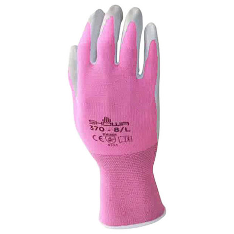 Showa Atlas Nitrile Gloves, Pink, Small