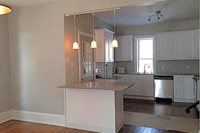Dining room - contemporary dining room idea in Philadelphia