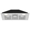 30''/36" Insert/Built-in Range Hood With Warm Light and Filters, 3-Speeds 600CFM, Warm White, 36''