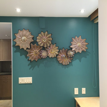 Strini Art Glass Kaanapali, maui, condo remodel 2015