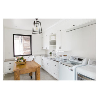 Modern Mountain Home - Transitional - Laundry Room - Salt Lake City ...