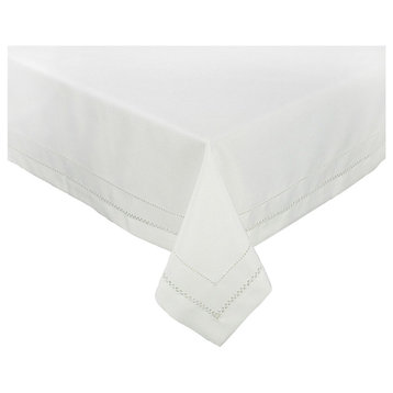 Double Hemstitch Easy Care Tablecloth, 65''x140''