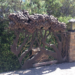 Driveway Gate Design Ideas - Home Fencing And Gates