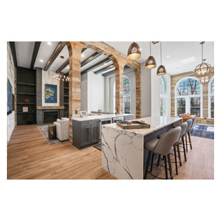 Modern Industrial Breath Taking Basement - Ashburn - Industrial ...