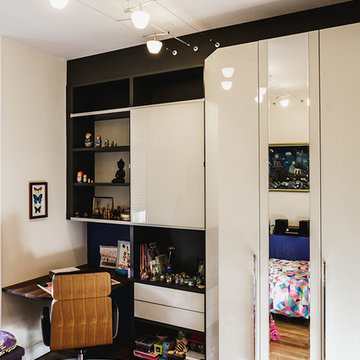 Espace bureau/chambre rénové par nos équipes SAMO