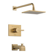Delta Vero Monitor 14 Series Tub & Shower Trim, Champagne Bronze, T14453-CZ