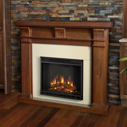 Real Flame Porter Electric Wall Fireplace - Indoor Fireplaces