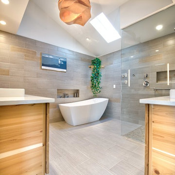 Modern Spa Master Bathroom