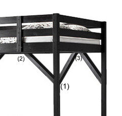 Ikea Stora Loft Bed With 8 Ceiling