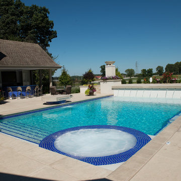 Pool with Accent Lighting