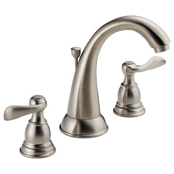 Delta B3596LF Windemere Widespread Bathroom Faucet - Brilliance Stainless