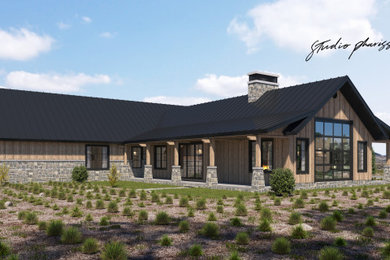 Country exterior home idea in Other