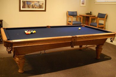 Elegant basement photo in Toronto