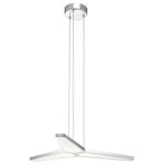 Elan Lighting - Elan Lighting Viva 3 Light 29   LED Warm White Pendant in Chrome Finish, 83952 - This 3 Light LED Mini Pendant from the Viva collection by Elan will enhance your home with a perfect mix of form and function. The features include a Chrome finish applied by experts.