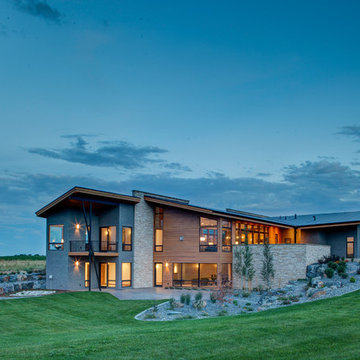 Contemporary Custom Home Mountain Views