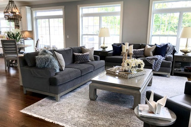 Example of a trendy home design design in Other