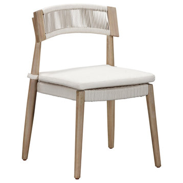 Gata Cream Outdoor Dining Chair Set of 2