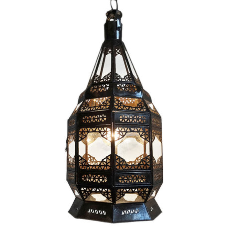 Metal Work & Glass Hanging Lantern