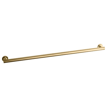 Kohler K-11895 Purist 36" Grab Bar - Vibrant Brushed Moderne Brass