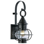 Norwell Lighting - Norwell Lighting 1613-GM-CL Vidalia Onion - One Light Small Outdoor Wall Mount - The Vidalia, Norwell�s finest hand-crafted onion,New Vidalia Onion On Choose Your Option *UL: Suitable for wet locations Energy Star Qualified: n/a ADA Certified: n/a  *Number of Lights: Lamp: 1-*Wattage:100w Edison bulb(s) *Bulb Included:No *Bulb Type:Edison *Finish Type:Black