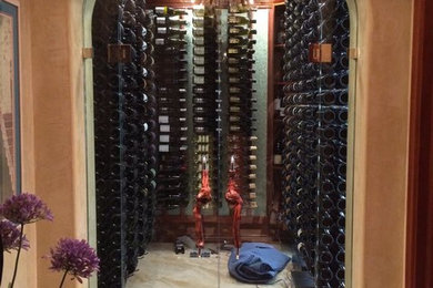 Example of a wine cellar design in Tampa