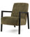 Olive Green Velvet Armchair, Eleonora Lars