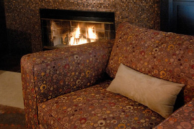 Example of a trendy living room design in Other