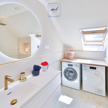 Salle de bain buanderie