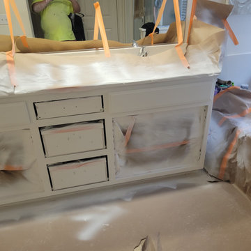 During the Painting Process