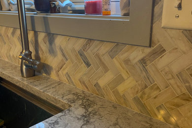 Tile backsplash