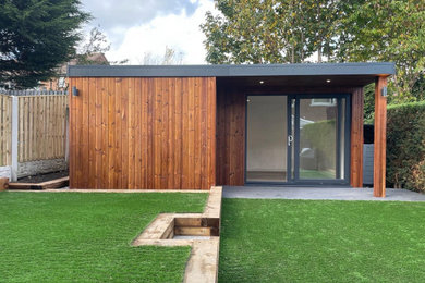 Inspiration for a contemporary garden shed and building.