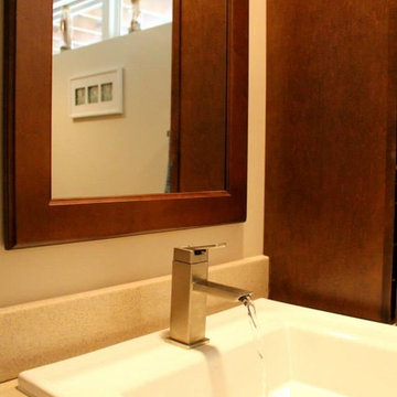 Moen 90 Degree Fixtures in Brushed Nickel