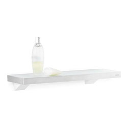 Blomus - Sento Stainless Steel and Glass Shelf - Bathroom Shelves